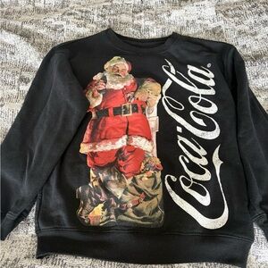 Coca Cola Santa Sweatshirt Womens Size Small